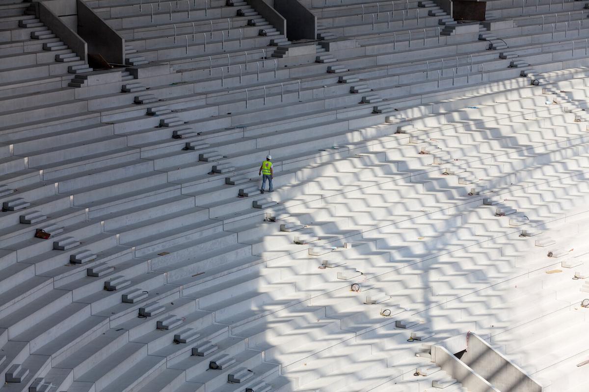 Trybuny na Tarczyński Arena we Wrocławiu